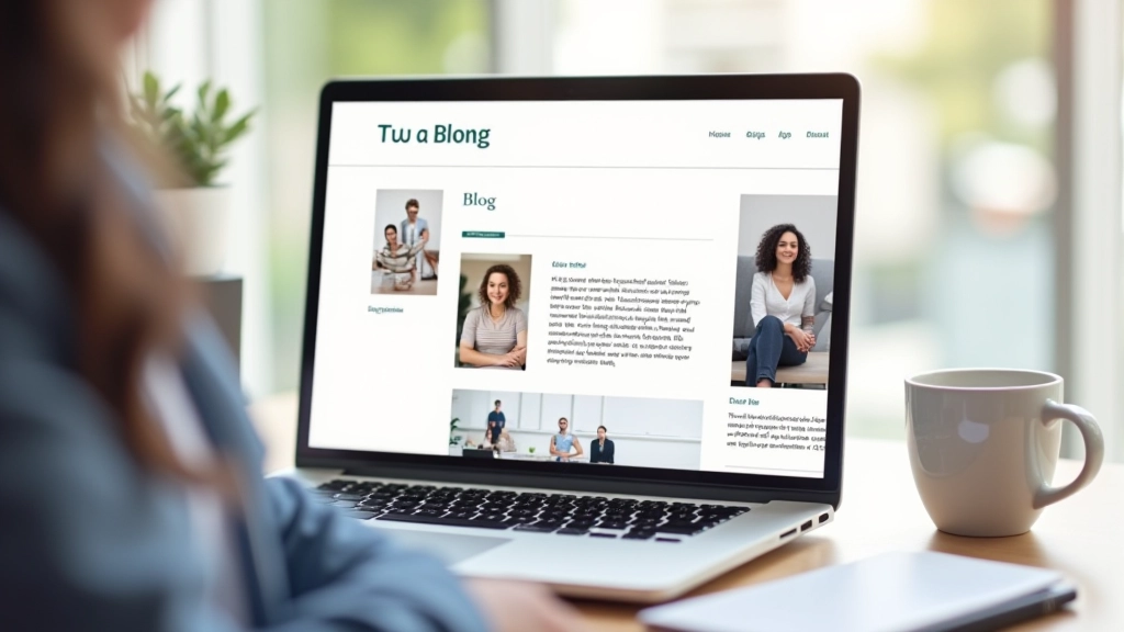 Contenuto di alta qualità visualizzato su uno schermo: articolo, video, e post social media ben curati e professionali