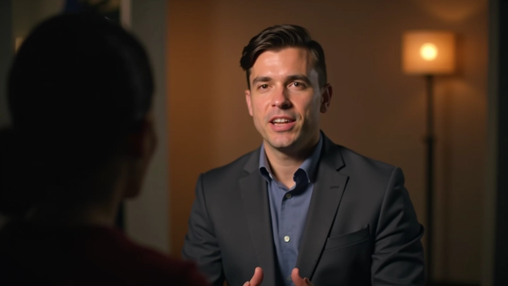 Persona che condivide la sua esperienza di crescita del brand personale durante una video intervista